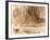 Study of the River Washburn, Yorkshire, c.1815-J. M. W. Turner-Framed Giclee Print