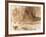 Study of the River Washburn, Yorkshire, c.1815-J. M. W. Turner-Framed Giclee Print