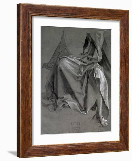 Study of the Robes of Christ, 1508-Albrecht Dürer-Framed Giclee Print