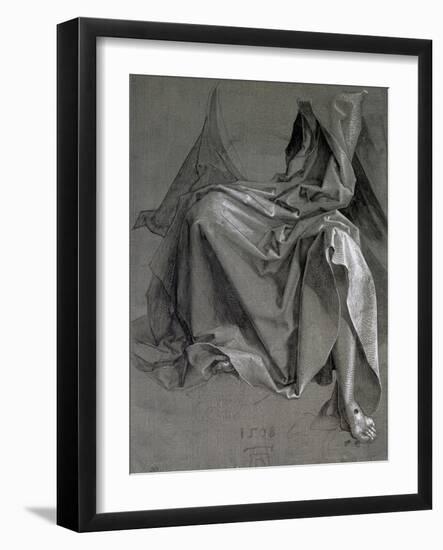 Study of the Robes of Christ, 1508-Albrecht Dürer-Framed Giclee Print