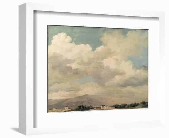 Study of the Sky at Quirinal-Pierre Henri de Valenciennes-Framed Giclee Print