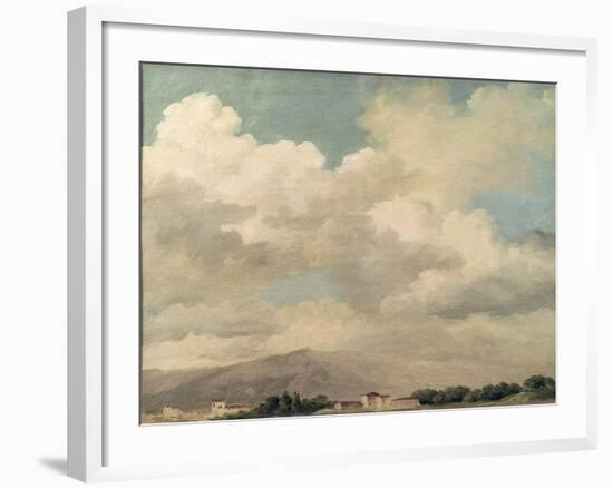 Study of the Sky at Quirinal-Pierre Henri de Valenciennes-Framed Giclee Print