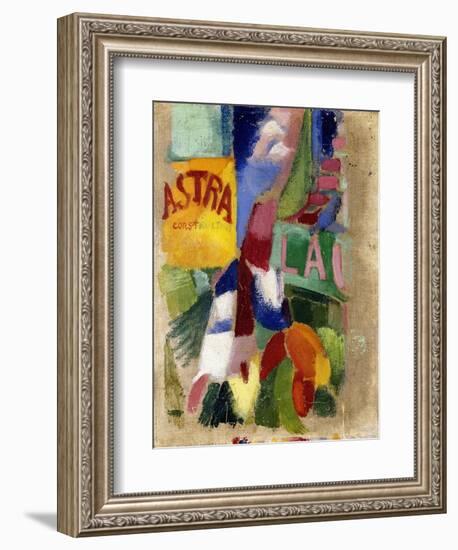 Study of the Team from Cardiff-Robert Delaunay-Framed Giclee Print