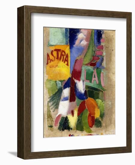 Study of the Team from Cardiff-Robert Delaunay-Framed Giclee Print