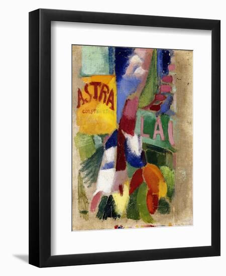 Study of the Team from Cardiff-Robert Delaunay-Framed Giclee Print