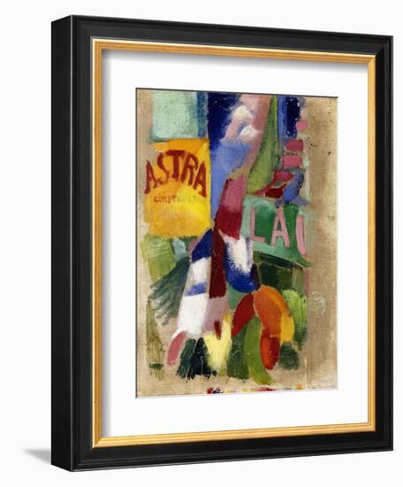 Study of the Team from Cardiff-Robert Delaunay-Framed Giclee Print