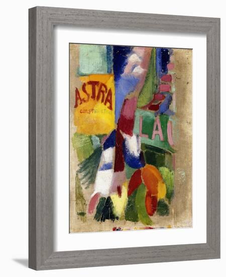 Study of the Team from Cardiff-Robert Delaunay-Framed Giclee Print