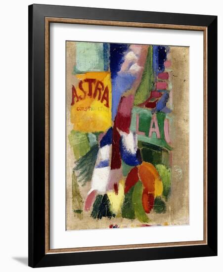 Study of the Team from Cardiff-Robert Delaunay-Framed Giclee Print