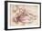 Study of Three Male Figures-Michelangelo Buonarroti-Framed Giclee Print