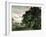 Study of Trees (Oil on Paper)-John Constable-Framed Giclee Print