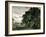 Study of Trees (Oil on Paper)-John Constable-Framed Giclee Print