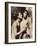 Study of Two Male Nudes, Sicily C.1898 (Sepia Photo)-Wilhelm Von Gloeden-Framed Giclee Print