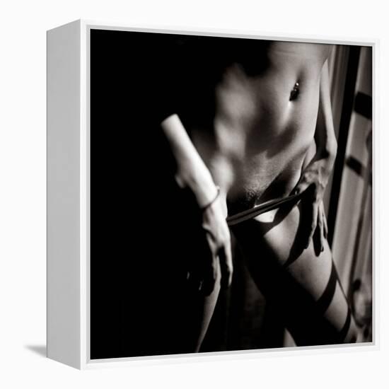 Study of Undressing-Edoardo Pasero-Framed Premier Image Canvas