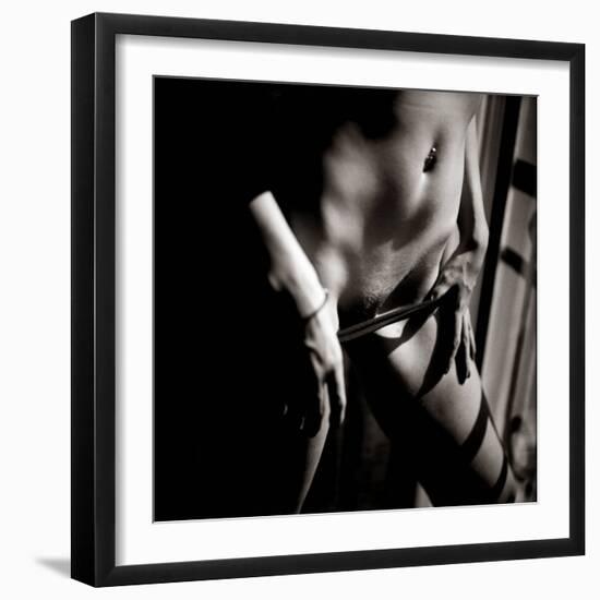 Study of Undressing-Edoardo Pasero-Framed Photographic Print