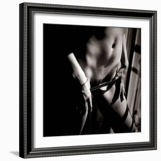 Study of Undressing-Edoardo Pasero-Framed Photographic Print