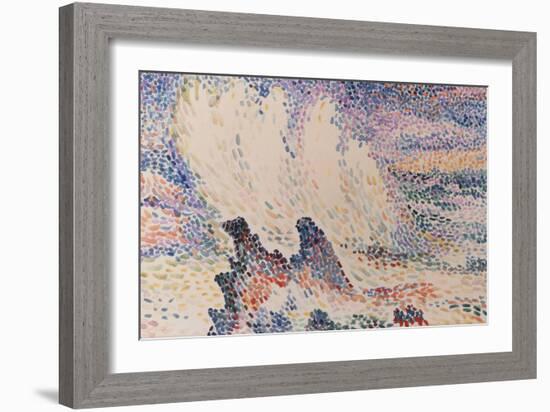 Study of Waves by Hippolyte Petitjean-Hippolyte Petitjean-Framed Giclee Print