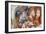 Study of Young Girls; Etudes De Jeunes Filles-Pierre-Auguste Renoir-Framed Giclee Print