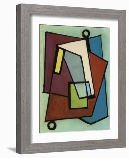 Study Sketch for "Composition N. 140"-null-Framed Giclee Print