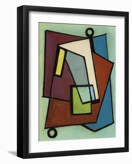 Study Sketch for "Composition N. 140"-null-Framed Giclee Print