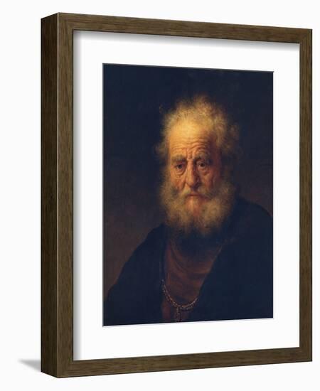 Study to the Painting &Quot-Rembrandt van Rijn-Framed Giclee Print