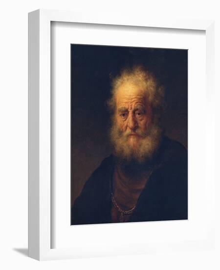 Study to the Painting &Quot-Rembrandt van Rijn-Framed Giclee Print