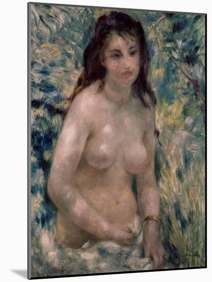 Study. Torso, Effect of Sunlight, Ca. 1875-1876-Pierre-Auguste Renoir-Mounted Giclee Print