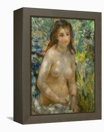 Study, Torso, Sun Light (Young Woman in the Sun), 1875-1876-Pierre-Auguste Renoir-Framed Premier Image Canvas