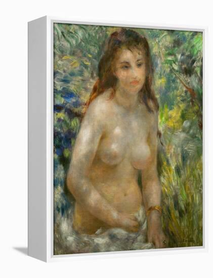 Study, Torso, Sun Light (Young Woman in the Sun), 1875-1876-Pierre-Auguste Renoir-Framed Premier Image Canvas