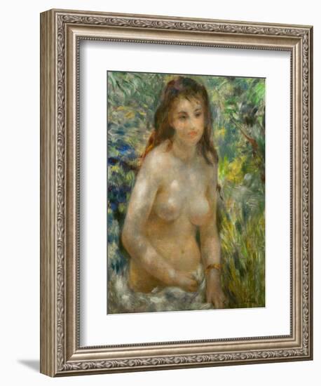 Study, Torso, Sun Light (Young Woman in the Sun), 1875-1876-Pierre-Auguste Renoir-Framed Giclee Print