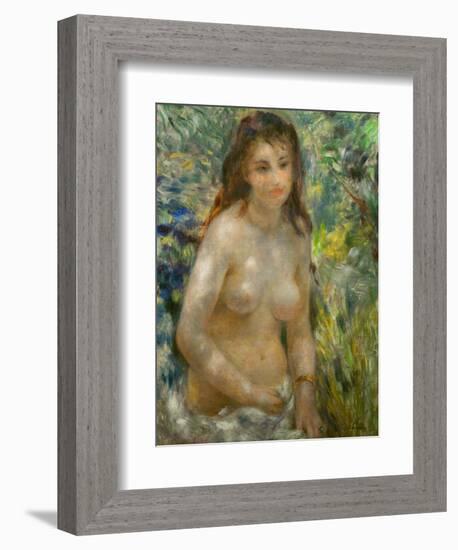 Study, Torso, Sun Light (Young Woman in the Sun), 1875-1876-Pierre-Auguste Renoir-Framed Giclee Print