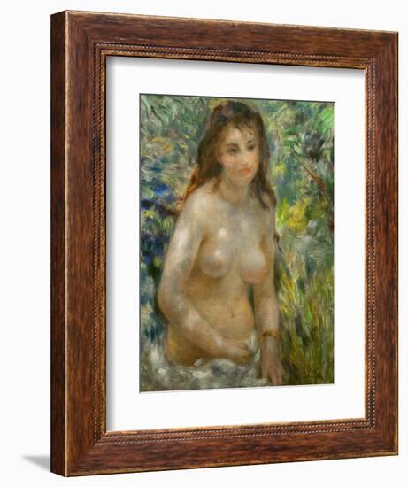 Study, Torso, Sun Light (Young Woman in the Sun), 1875-1876-Pierre-Auguste Renoir-Framed Giclee Print