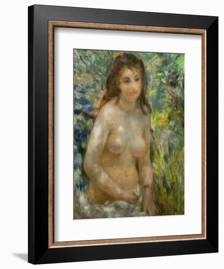 Study, Torso, Sun Light (Young Woman in the Sun), 1875-1876-Pierre-Auguste Renoir-Framed Giclee Print