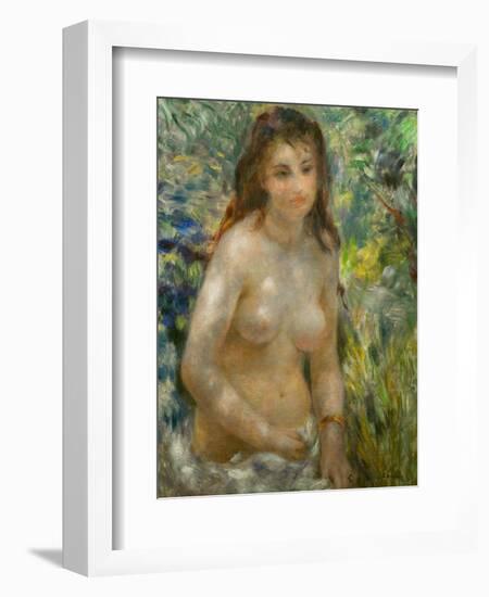 Study, Torso, Sun Light (Young Woman in the Sun), 1875-1876-Pierre-Auguste Renoir-Framed Giclee Print