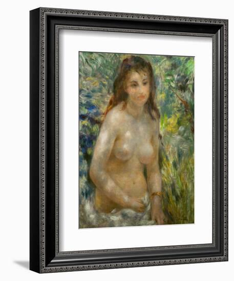 Study, Torso, Sun Light (Young Woman in the Sun), 1875-1876-Pierre-Auguste Renoir-Framed Giclee Print