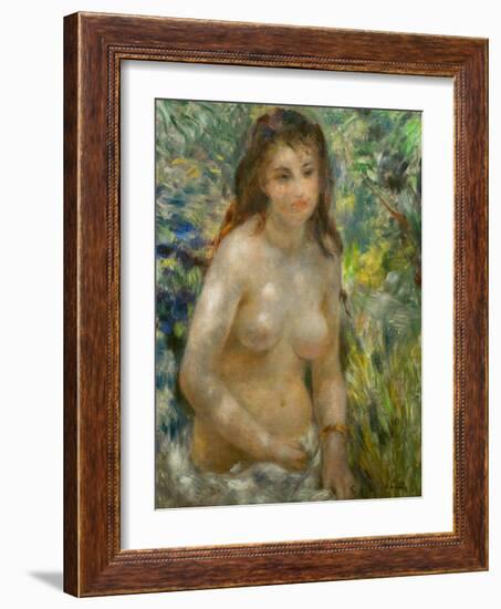 Study, Torso, Sun Light (Young Woman in the Sun), 1875-1876-Pierre-Auguste Renoir-Framed Giclee Print