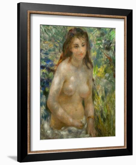 Study, Torso, Sun Light (Young Woman in the Sun), 1875-1876-Pierre-Auguste Renoir-Framed Giclee Print