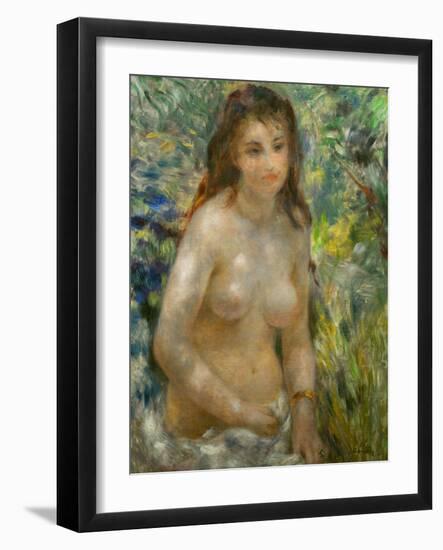 Study, Torso, Sun Light (Young Woman in the Sun), 1875-1876-Pierre-Auguste Renoir-Framed Giclee Print