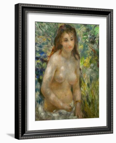 Study, Torso, Sun Light (Young Woman in the Sun), 1875-1876-Pierre-Auguste Renoir-Framed Giclee Print