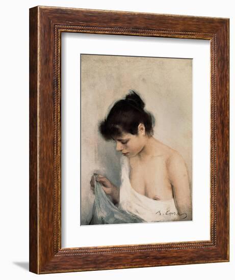 Study-Ramon Casas Carbo-Framed Art Print