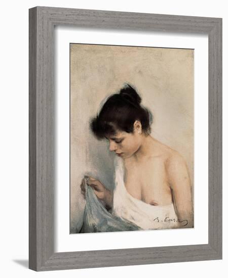 Study-Ramon Casas Carbo-Framed Art Print