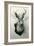 Stuffed Jackalope-null-Framed Art Print