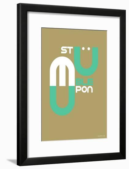 Stumble Upon Poster-NaxArt-Framed Art Print