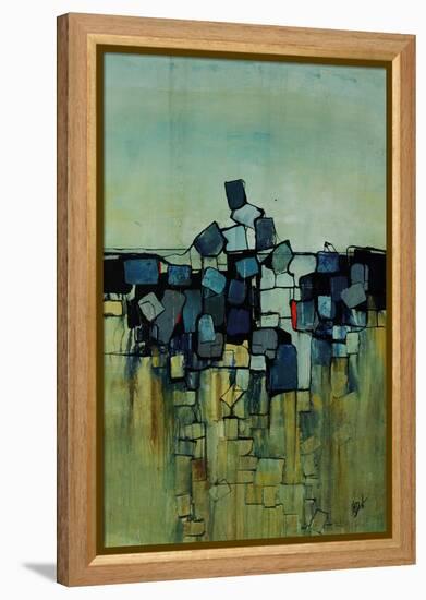 Stumbling Blocks II-Farrell Douglass-Framed Premier Image Canvas