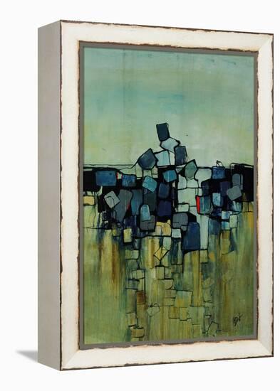 Stumbling Blocks II-Farrell Douglass-Framed Premier Image Canvas