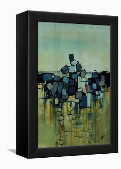 Stumbling Blocks II-Farrell Douglass-Framed Premier Image Canvas