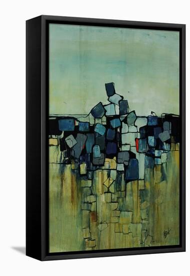 Stumbling Blocks II-Farrell Douglass-Framed Premier Image Canvas