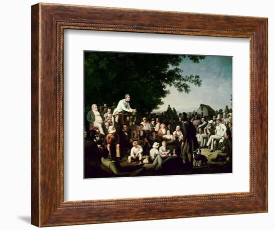 Stump Speaking-George Caleb Bingham-Framed Giclee Print