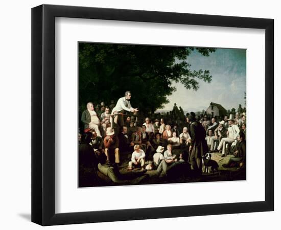 Stump Speaking-George Caleb Bingham-Framed Giclee Print