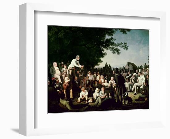 Stump Speaking-George Caleb Bingham-Framed Giclee Print