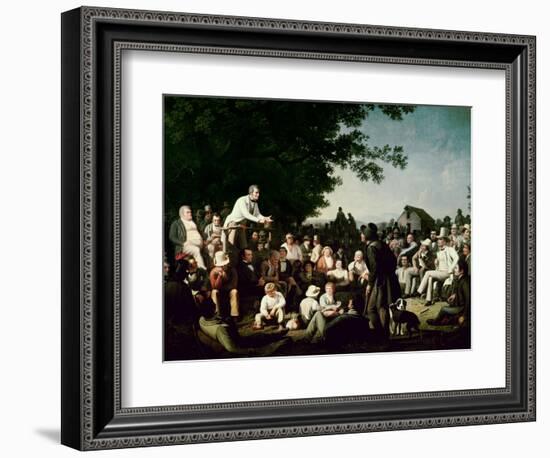 Stump Speaking-George Caleb Bingham-Framed Giclee Print